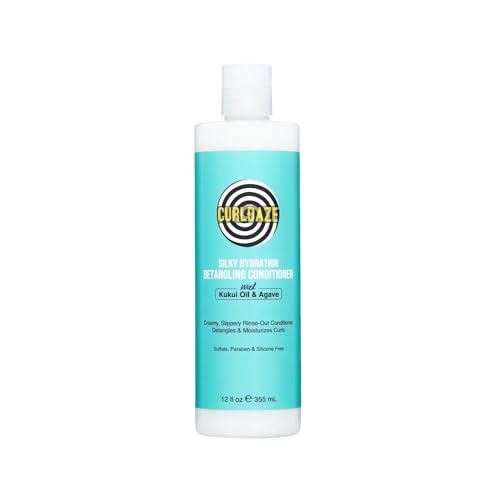 The Curldaze Silky Hydration Creamy Conditioner, Features the Kukui Oil (Koo-Koo-Ee) Oil, Rich in Omega-3 and Vitamins A, C, and E to Strengthen Hair, Agave to Add a Luxurious Shine for Daze!