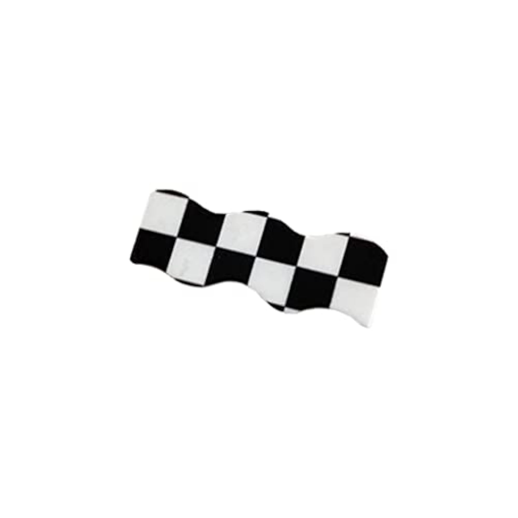 3xCheckerboard Hair Clip Set, Black & White Styling Pins