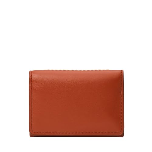 Fossil Westover Portemonnaie/Kartenetui aus Leder oder Polyester für Herren Rost 10.16 cm L x 1.27 cm W x 6.99 cm H – Ansicht 1