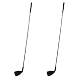 Zxpjkyu 2Pcs Golf Chipper Club,Golf Chipping Practice Club,Golf Practice Tool,Portable,Golf Chipper,Golf Wedge for Sports,Training, Kids