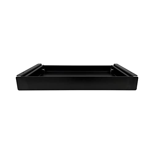 VWINDESK 19 inch Slim Under Desk Pull-Out Storage Office Mounted Sliding Metal Drawer for Standing Desk,Black