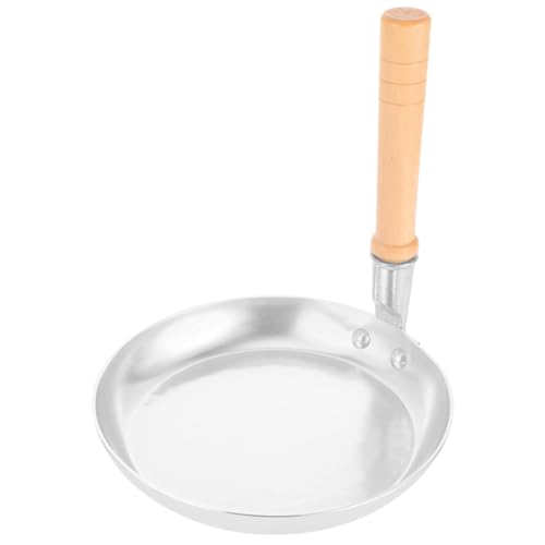 Cabilock Sartén Plana Antiadherente para Huevos Oyakodon con Mango Vertical para Cocina Japonesa y Gas para Freír y Preparar Tortillas Crepes Sartén Redonda Versátil