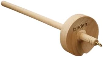 Drop Spindle, Spinning Wheel Yarn, Wooden Spindle Top Whorl Yarn Spinner for Crocheting Spinning Wheel for Wool Yarn Making Hand Carved Spindles Tool Gift for Beginners