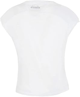 Camiseta para niña, Color Blanco, Gris Claro, XXL
