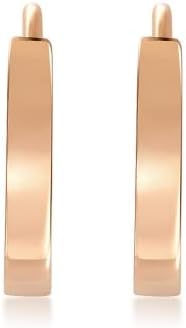 CHOW SANG SANG 18K Rose Solid Gold MINTY Collection Hoop Earring for Women 91115E