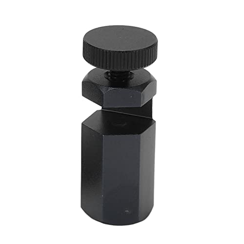 2er-Pack Treppenlehren, Sechskant-Flachlehre aus Aluminiumlegierung mit Rändelschraube, Rutschfeste Quadratische Anschläge für Rahmen, Holzbearbeitungswerkzeuge für Rahmenwinkel (Schwarz)