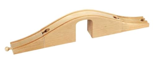 BRIO World 33351 - Viaduct Bridge | 3-Piece Wooden Toy Train Set Accessory | Ideal for Kids Ages 3 and Up | FSC-Certified Wood | Compatible with All Train Sets