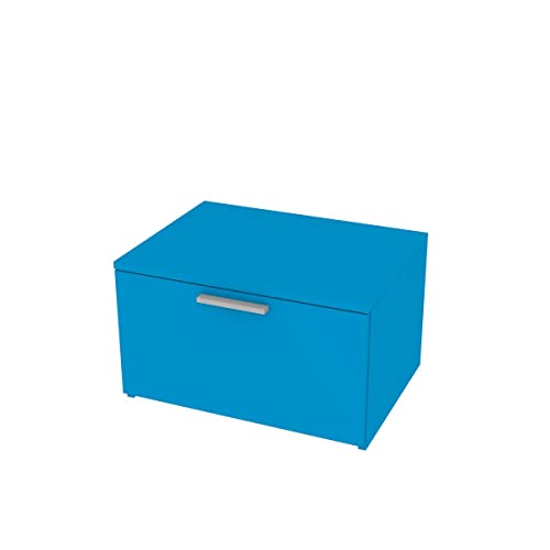 MOBILFINO CAMERETTE Commode colorée pour Chambre à Coucher : Design Moderne et Fermeture délicate - Turquoise