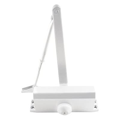 Ferme-porte handlock 1259 avec arrêt ALFA 11740 blanc pour porte intérieure