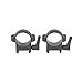 Burris Optics Weaver Style Zee Rings, Solid Steel, Top and Bottom Matched for Strength and Fit, 1 Inch, Medium, Matte Black, Quick Detach (420034)