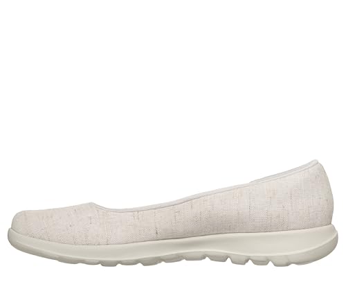 Skechers Women's On-The-Go Go Walk Lite - Susie, Natural, 7.5