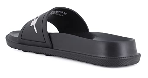 Image of SPARX Men SFG-2101 Black White Flip Flops (SF2101G BKWH 0008)