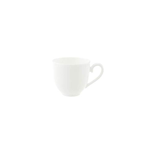 Villeroy & Boch Royal Tazzina da Caffè, 100 ml, Porcellana Premium Bone, Bianco
