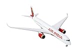 GeminiJets Air India Airbus A350-900 Model Airplane – 1:400 Scale Die-Cast Aircraft with Landing Gear, VT-JRH Collectible Display (Ages 14+)