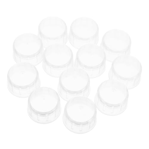 TOYANDONA 12 Piezas Tapas Reutilizables para Vaso Shaker con Diseño Antigoteo Tapas Ajustadas para Prevenir Salpicaduras Cubiertas de Plástico Duraderas para Bebida de Limón y Vino