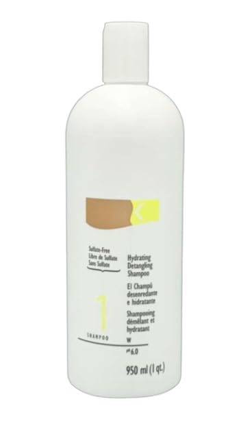 K C Hydrating Detangling Shampoo (32 oz) & Humecto Creme Conditioner (16 oz) Set/with a comb