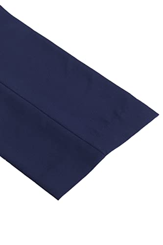 Image of MALENO Men's Slub Effect Solid Trouser | Classic Slim Fit Formal Trousers for Men | Slim Fit Trousers for Men