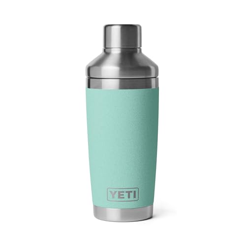 YETI Rambler 20 oz Cocktail Shaker, Stainless Steel, Vacuum Insulated, Sea Stone