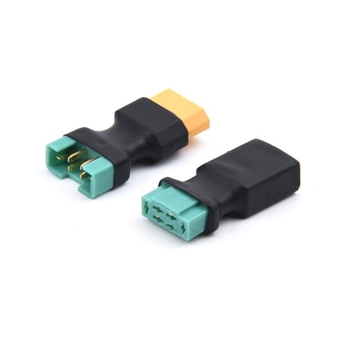 2̒ڐڑC[ȂXMPX 6s}`vbNXIXXT60 FPV RCobe[A_v^[ɓK(1PC Male 1PC Female)