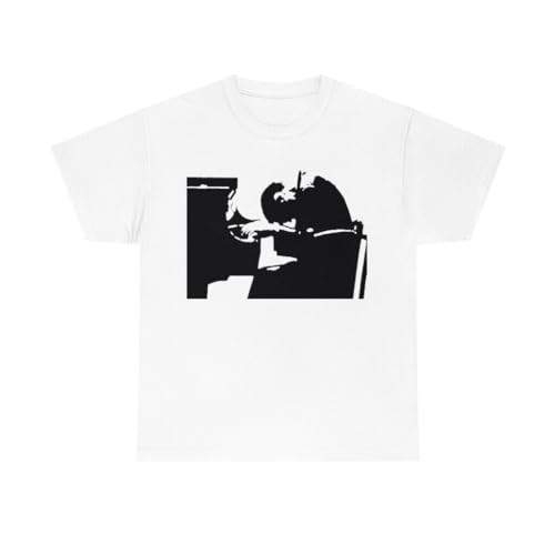 Photo de Retro Vintage American Jazz Pianist 50s 60s Shirt Bill Evans T-Shirt WhiteMedium