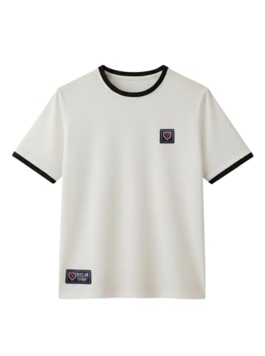 Image of YAZOLE Men's Round Neck Solid T Shirt | Regular Fit Lycra Blend Half Sleeve Tee | Casual Gym Running Walking Sports Office Travel | Stretch Fabric | Comfortable for Everyday use | (S to XXL)