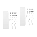 ABOOFAN 2 Juegos Parabrisas del Aire Acondicionado Tope de Puertas Aire Acondicionado de Ventana ar condicionado Aire acondicionados Deflector de Aire casero Parabrisas Anti-soplado AbS