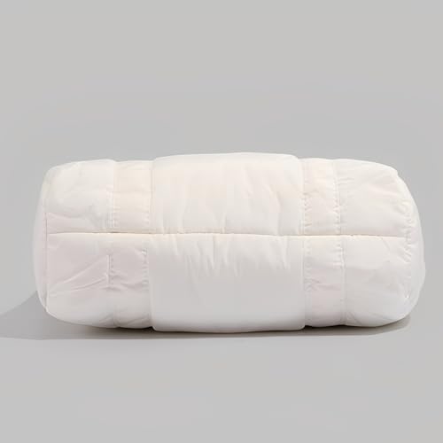 Puffer Tote Bag Soft Underarm Bag Large Capacity Work Bag with Zipper for Women Shopping Travel2