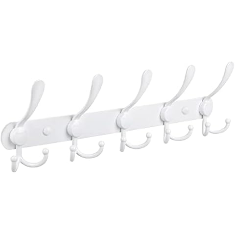 WHITGO Coat Rack Wall Mount, 5 Tri Hooks Coat Hangers for Wall, Heavy Duty Stainless Steel Wall Mounted Coat Rack for Entryway Bathroom Mudroom Cover