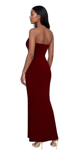 Image of LightlyKiss Women's Bodycon Wedding Guest Dress Formal Cocktail Party Evening Gown