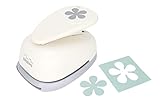 Bira Craft 2.5 inch Flower 3 Shape Lever Action Craft Punch for Paper Crafting Scrapbooking Cards Arts