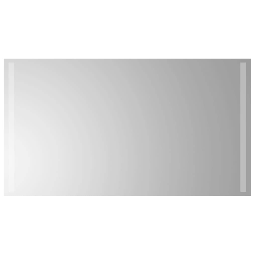 vidaXL Specchio da Bagno con Luci LED 50x90 cm