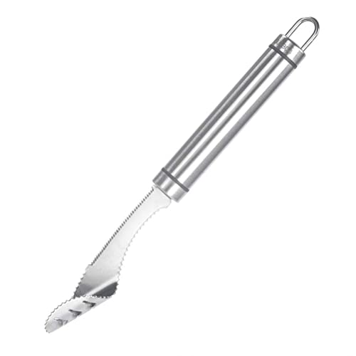 Image of Stainless Steel Julienne Vegetable Peeler Multi-Functional Fruit & Veggie Shredder Slicer and Grater for Potatoes, Carrots, Cucumbers (Seed Corer Remover Tool)