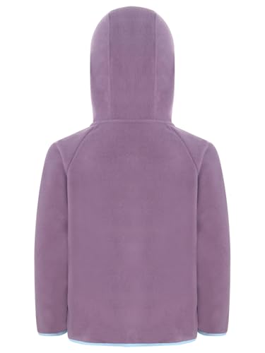 Boys Girls Hooded Fleece Jacket Coats Long Sleeve Zipper Outerwear with Pockets2