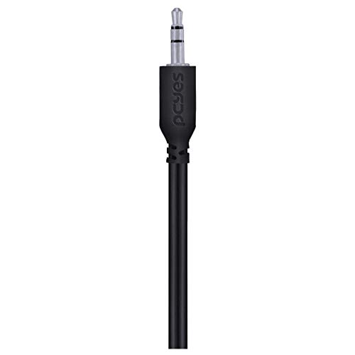 CABO DE ÁUDIO 2 RCA MACHO PARA P2 3.5MM MACHO 28AWG PURO COBRE 1 METRO - P2R35-1 - PCYES