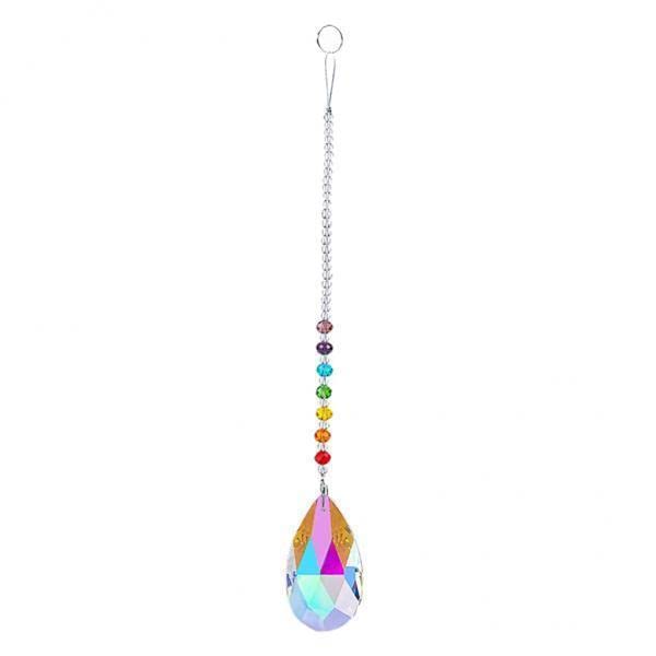 ATORSE 2xHanging Crystal Chandelier Prism Rainbow Maker Porch Tree Decor C-image-16