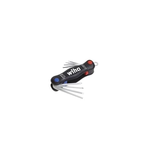 Wiha Multitool Mini PocketStar® Sechskant 8-tlg. in Blister (27936), per Tastendruck, schneller Zugriff, als Längs- und Quergriff einsetzbar, sicher verstaut, all-in-one Werkzeug
