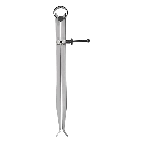 sourcing map Spring Joint Caliper 12 inch / 300mm Adjustable Spring Inside Caliper with Solid Nut for Wood Turning Lathe Work