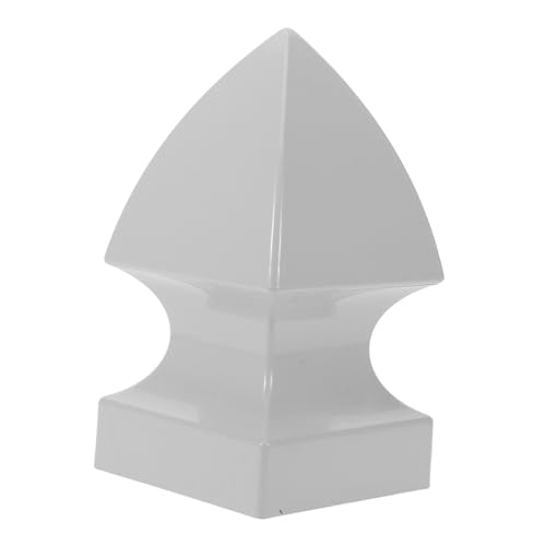 HOMSFOU Pvc フェンス キャップ 階段 手すり ポスト フェンス ポスト 穴 カバー 手すり 端 キャップ 手 レール 端 カバー 表面