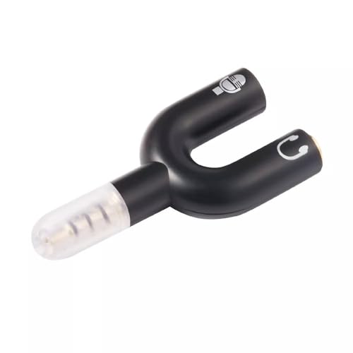 Adaptador Y P2 para P3 Splitter Áudio e Microfone 3.5mm | Divisor de Som para Fone de Ouvido e Heads