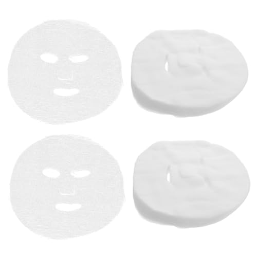 ZUNOXAZ 100個 入りフェイシャルマスクシート 大判使い捨て保湿通気性フェイスガーゼシート スキンケア用美容院向け肌管理用フェイスケア用