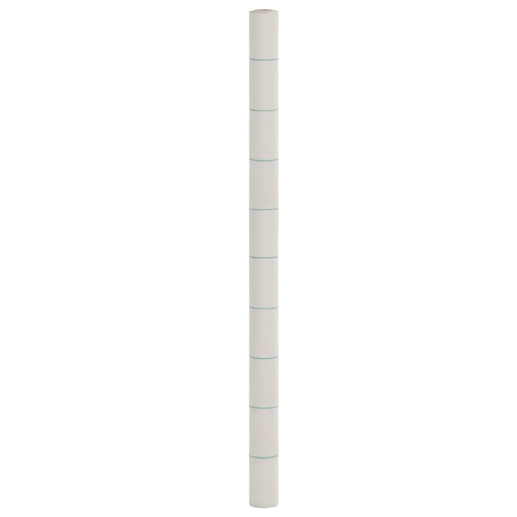 Lámina para malas hierbas (2 x 150 m, permeable al agua, polipropileno), color blanco