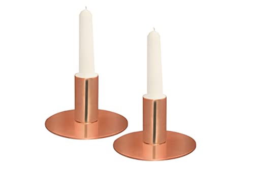 BOLD & DIVINE Soporte decorativo para velas | para velas cónicas, bodas, cenas, fiestas y decoración | Tamaño (7 x 3 pulgadas) negro y dorado Cover