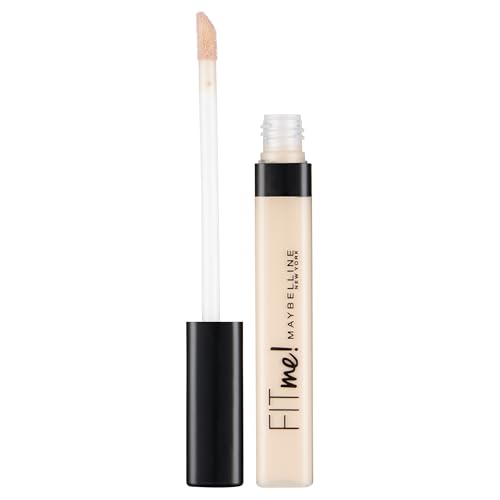 Maybelline Concealer, Fit Me! Full Coverage Concealer for Face, Oil Free, Delivers Even Complexion, Non-Comedogenic, Matte & Poreless Ultra Blendable, Shade: 05 Ivory