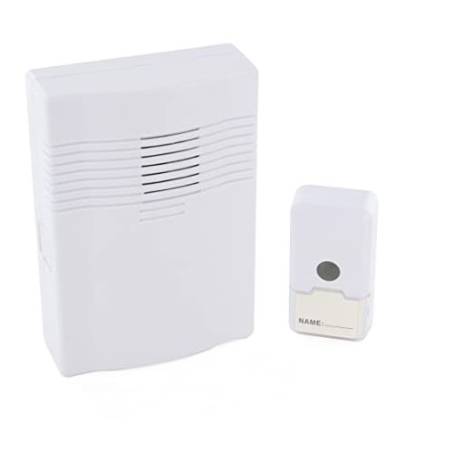 Timbre inalámbrico + pulsador - Blanco