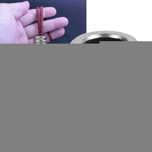 Koralik Tytanowy Smycz Spadochronowy Koralik Paracord na Zewnątrz Wisiorek (Duży) (Color Tytanu) Koralik Nóż, stop tytanu