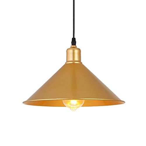Abat-Jour en métal doré MOCHAMIK suspension de plafond haut de gamme E27