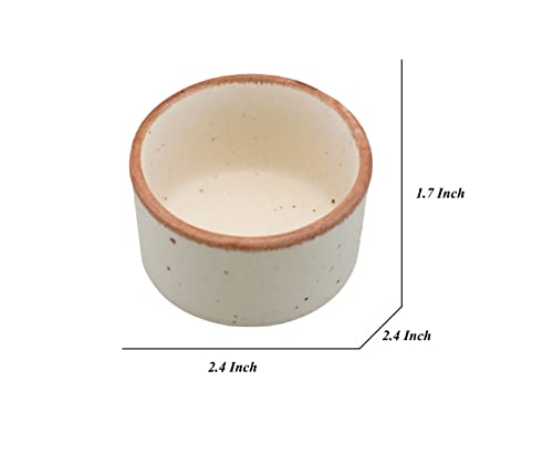 Image of Freakway Ceramic Classic Bowl - 40ml, Set of 6, Off-White