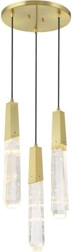 George Kovacs Lighting P1284-859-L Drifting Droplets - 18W 3 LED Pan Pendant-18 Inches Tall and 11.63 Inches Wide