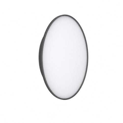 Image of Modern Outdoor Wall Light | 3-in-1 Color Changing LED Up Down Lamp | Waterproof Exterior Wall Sconce for Home, Gate, Garden, Balcony & Patio (Switch Control) (Orbs)