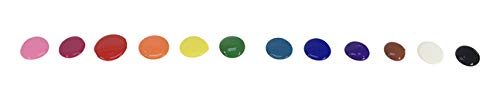 School Smart 2002801 Washable Tempera Paint Set, Grade: Kindergarten to 12, Pint, Assorted (Pack of 12)